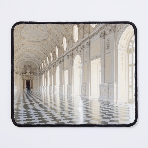 Item preview, Reggia di Venaria Reale, Italy - corridor perspective, luxury marble, gallery and windows - Royal palace designed and sold by Paolo Modena Photography    -   Fine Italian Art.