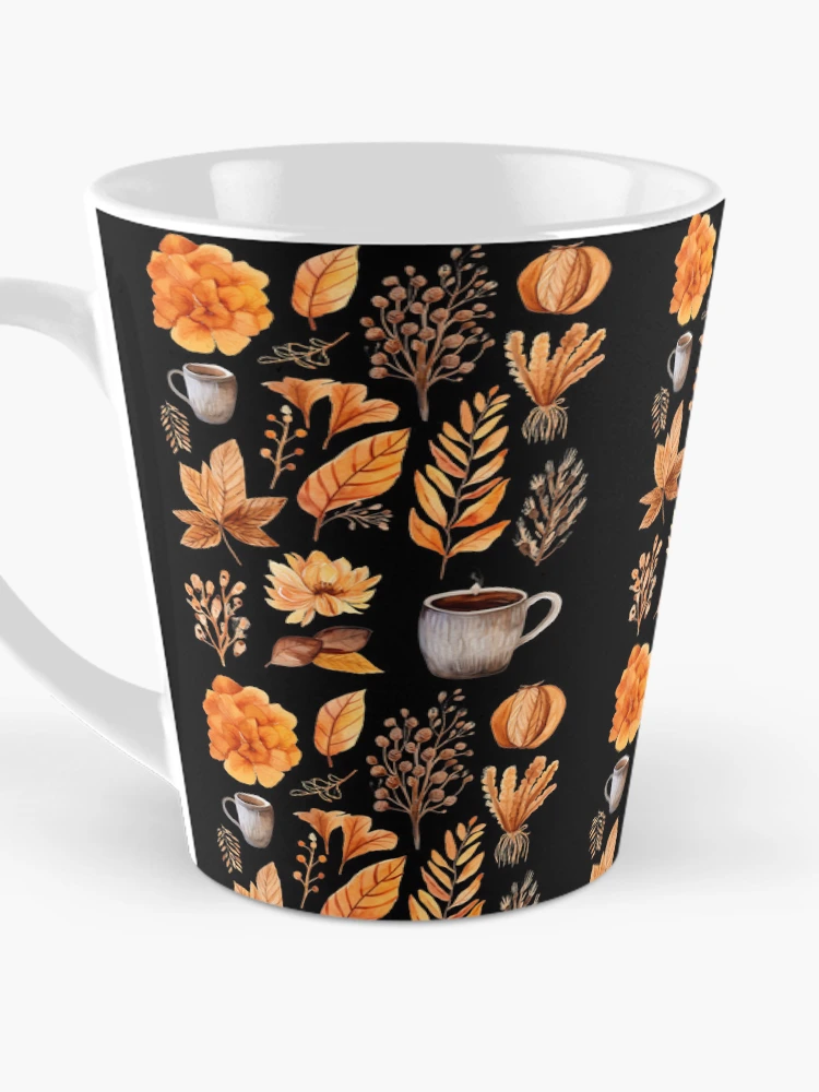 Thumbnail 3 of 4, Coffee Mug, Autumn Pattern Fall Pattern designed and sold by AnnaMDesign.