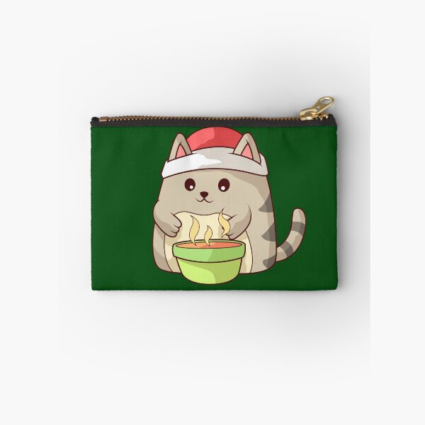Item preview, Cat Eats Soup On Christmas Day designed and sold by MagicStrawberry.