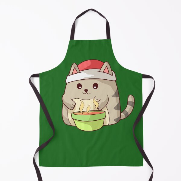 Item preview, Cat Eats Soup On Christmas Day designed and sold by MagicStrawberry.