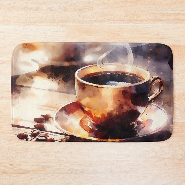 Item preview, A Cup Of Coffee Watercolor Painting designed and sold by Lyssarien.