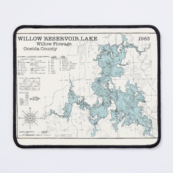 Item preview, Willow Reservoir Lake WI Oneida County designed and sold by Jean Plout.