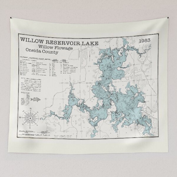 Item preview, Willow Reservoir Lake WI Oneida County  designed and sold by Jean Plout.