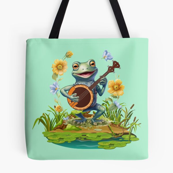 Item preview, Vintage Banjo Frog Singing designed and sold by my-green-gecko.