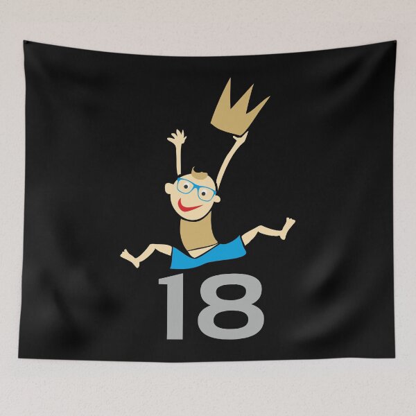 Item preview, happy 18 birthday designed and sold by FlamingProjekt.