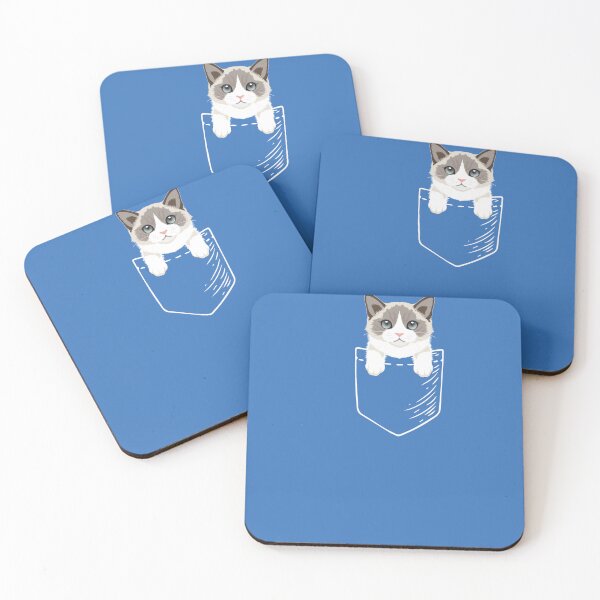 Item preview, Ragdoll cat pocket designed and sold by ouchmypancreas.