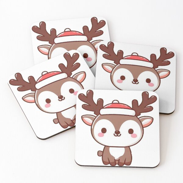 Item preview, Cute deer christmas designed and sold by PowerUpPalette.