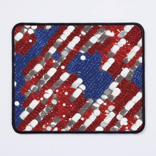 Item preview, Stars and Stripes Sparkle: A Patriotic Christmas Sequin Pattern designed and sold by Poetic4Passion.