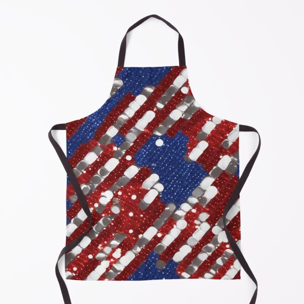 Item preview, Stars and Stripes Sparkle: A Patriotic Christmas Sequin Pattern designed and sold by Poetic4Passion.