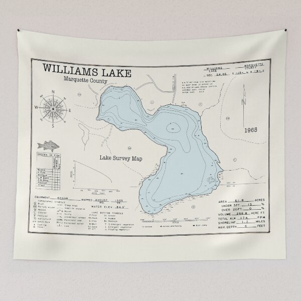 Item preview, Williams Lake WI Marquette County  designed and sold by Jean Plout.