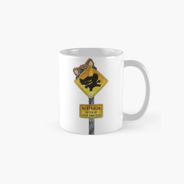 Drop Bear Enter if you Dare Classic Mug