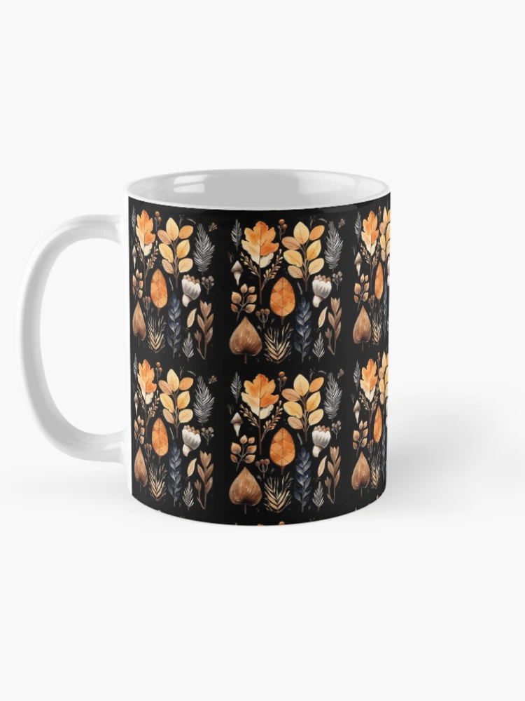 Thumbnail 5 of 6, Coffee Mug, Autumn Pattern Fall Pattern designed and sold by AnnaMDesign.