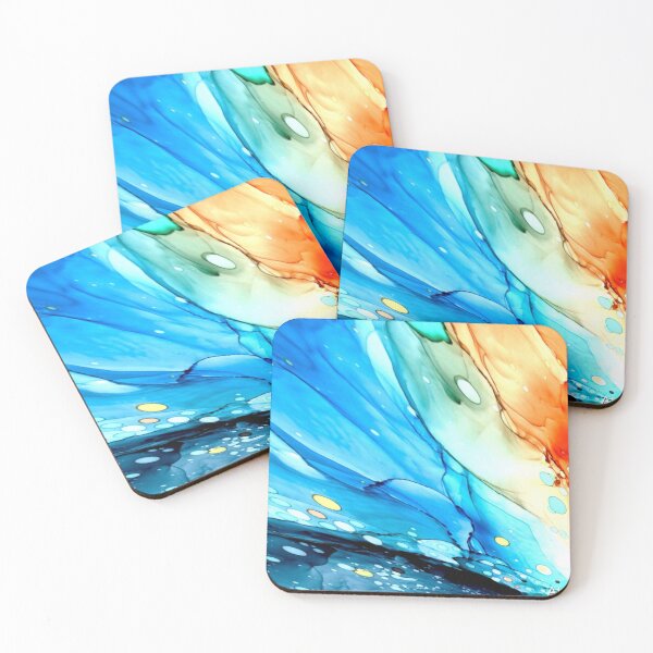 Item preview, Colorful bubbling river designed and sold by KalinsAtelier.