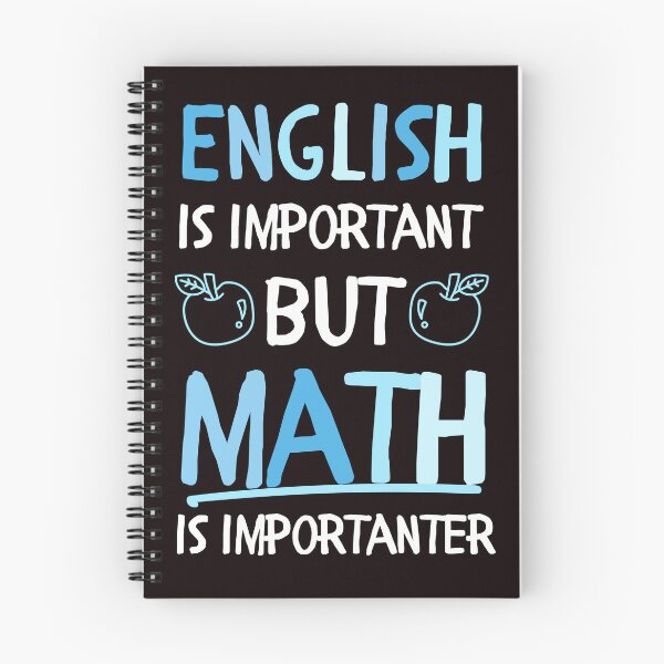 Item preview, English is important but math is important math saying designed and sold by Alfaashoop.
