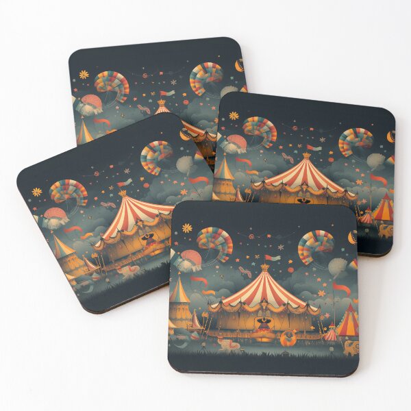 Item preview, Colourful Amazing Circus Digital Art designed and sold by Design  Essentails HQ.