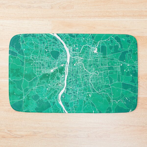 Item preview, Changsha City Map of Hunan, China - Watercolor designed and sold by deMAP.