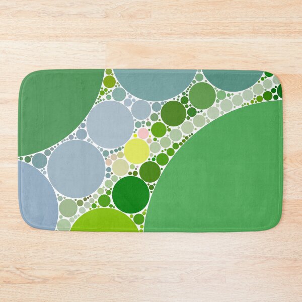 Item preview, Spring Green Large vs Small Polka Dots Design designed and sold by patternsoup.