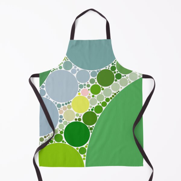 Item preview, Spring Green Large vs Small Polka Dots Design designed and sold by patternsoup.