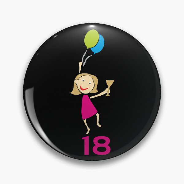 Item preview, happy 18 birthday designed and sold by FlamingProjekt.