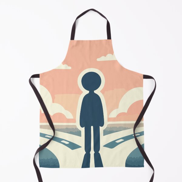 Item preview, Contemplation at the Crossroads under a Pink Sky designed and sold by OniumEth.