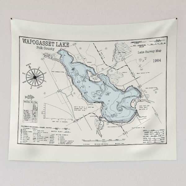 Item preview, Wapogasset Lake WI Polk County  designed and sold by Jean Plout.