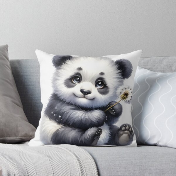 Item preview, Baby Panda with Dandelion designed and sold by aurahealing.