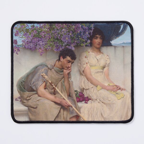 Item preview, An Eloquent Silence (1890) - Lawrence Alma Tadema designed and sold by SALON DES ARTS.