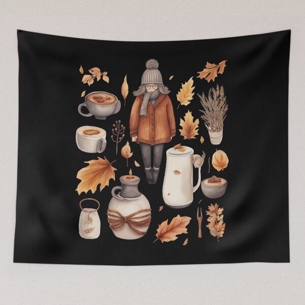 Item preview, Autumn Pattern Fall Pattern designed and sold by AnnaMDesign.