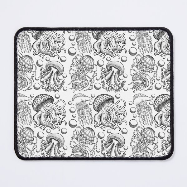 Item preview, Line And Dotwork Jellyfish Print designed and sold by Xyluxus.