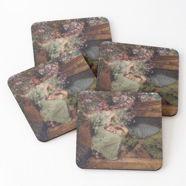 Item preview, In a Rose Garden (1890) - Lawrence Alma Tadema designed and sold by SALON DES ARTS.