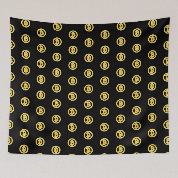 Item preview, Bitcoin Logo Pattern designed and sold by kreafox.