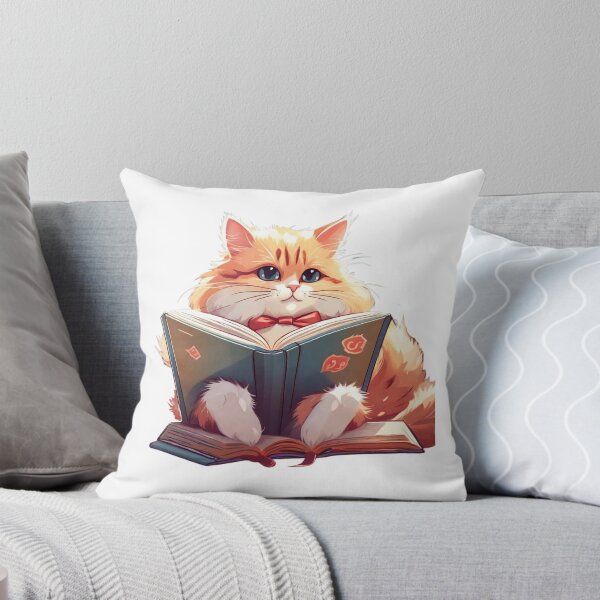 Item preview, Cat Loves Book Cute Cat With Book Cute Cat Reading Book Funny Gifts For Cat Lovers Funny Gifts For Book Lovers  designed and sold by MatthewViews.