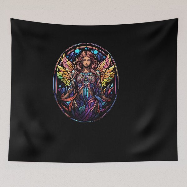Item preview, Stained Glass Angel Pattern designed and sold by Desfix.