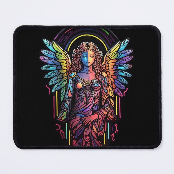 Aperçu de l'œuvre Motif d'ange en vitrail créée et vendue par Desfix.