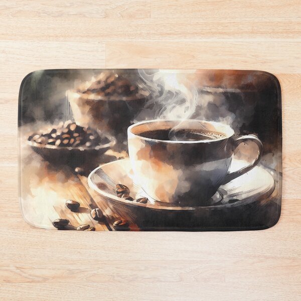 Item preview, A Cup Of Coffee Watercolor Painting designed and sold by Lyssarien.