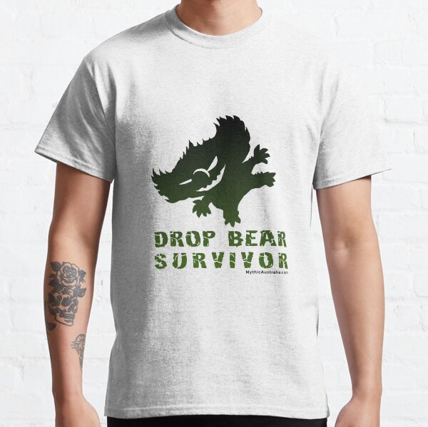 Drop Bear Survivor Silhouette Classic T-Shirt