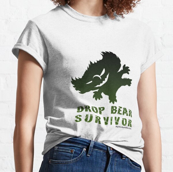 Drop Bear Survivor Silhouette Classic T-Shirt
