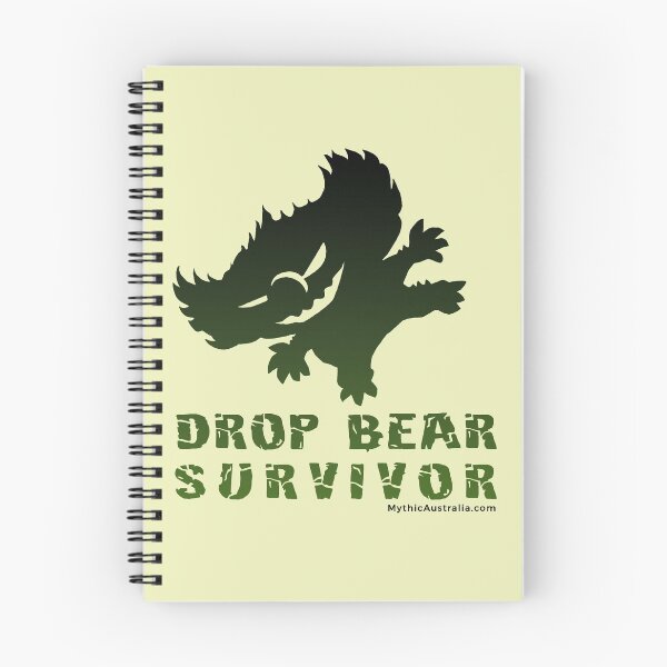 Item preview, Drop Bear Survivor Silhouette designed and sold by Mythic Australia.