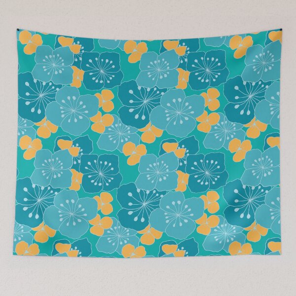 Item preview, Fairy flowers turquoise version designed and sold by GENEST-V.