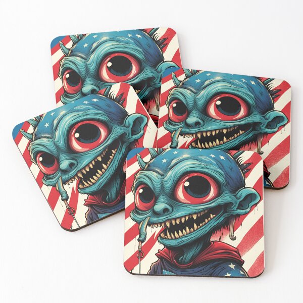 Item preview, alienlove 174 good mood lucky funny skull hero designed and sold by alienlove-8.