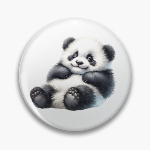 Item preview, Chubby, Fuzzy Baby Panda designed and sold by aurahealing.