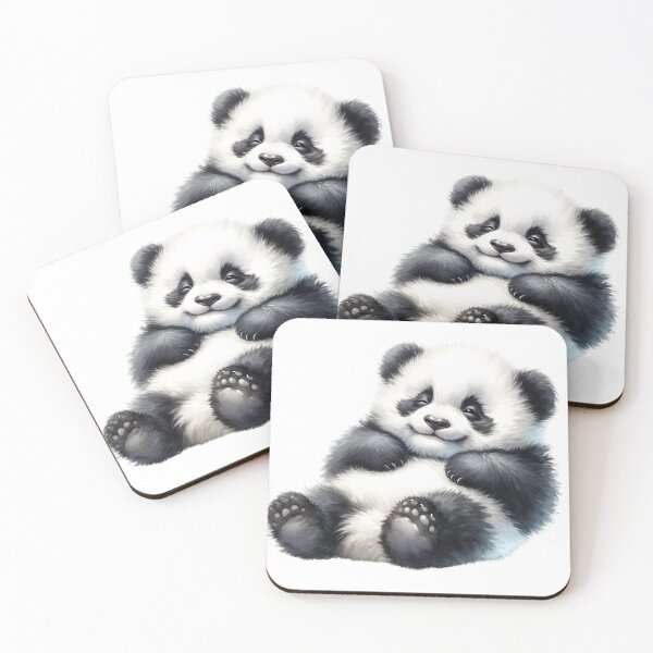 Item preview, Chubby, Fuzzy Baby Panda designed and sold by aurahealing.