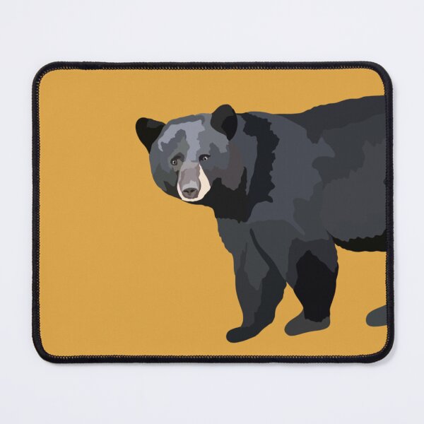 Item preview, A is for American Black Bear,American Black Bear Artwork – Majestic North American Bear Illustration and Wildlife Design designed and sold by PrettylittlepastelUk.