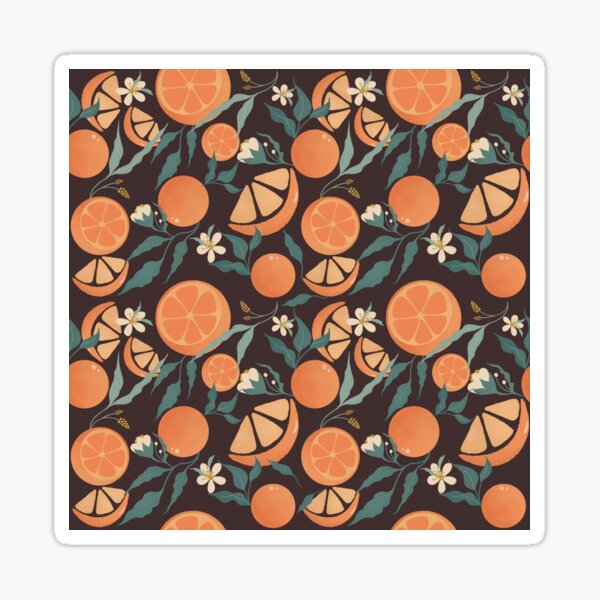 Item preview, Oranges Pattern designed and sold by ByAllyAlly.