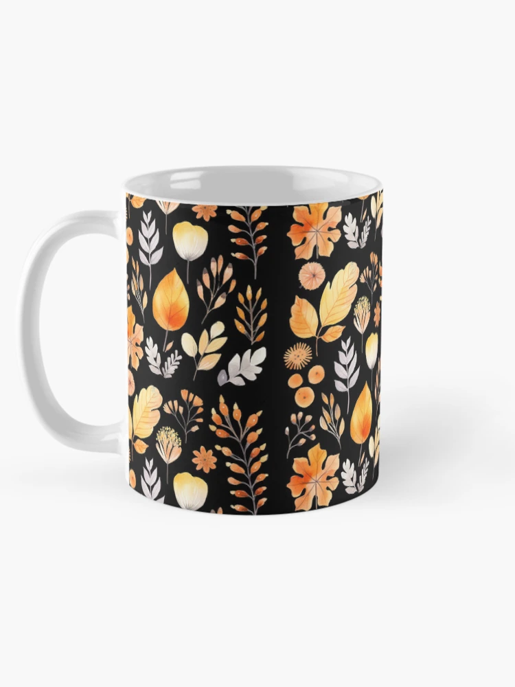 Thumbnail 5 of 6, Coffee Mug, Autumn Pattern Fall Pattern designed and sold by AnnaMDesign.