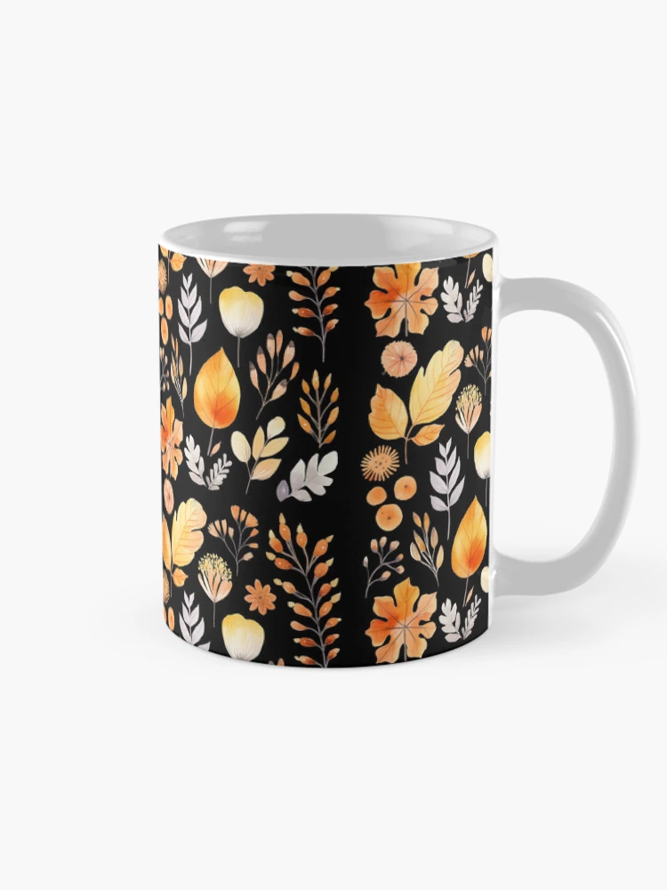 Thumbnail 3 of 6, Coffee Mug, Autumn Pattern Fall Pattern designed and sold by AnnaMDesign.