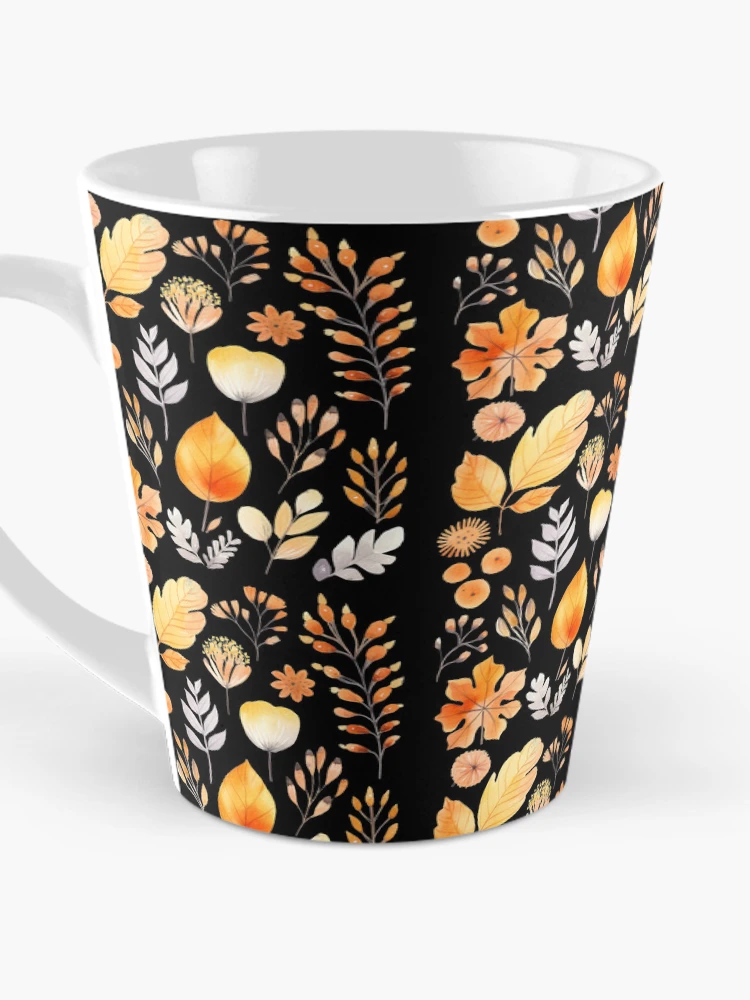 Thumbnail 3 of 4, Coffee Mug, Autumn Pattern Fall Pattern designed and sold by AnnaMDesign.