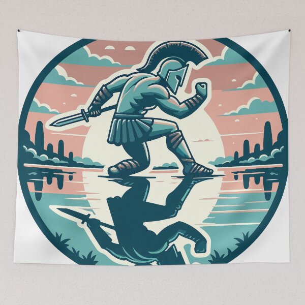 Item preview, Spartan Warrior in Ancient Battleground designed and sold by OniumEth.