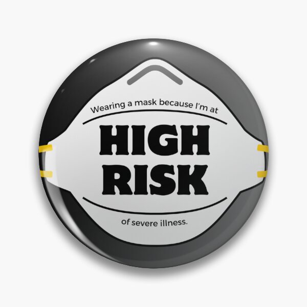 Item preview, High Risk black and white designed and sold by fansmaskup.