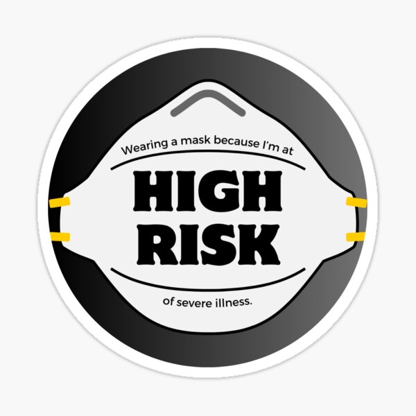 Item preview, High Risk black and white designed and sold by fansmaskup.